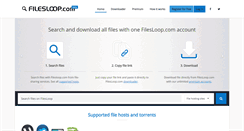 Desktop Screenshot of filesloop.com