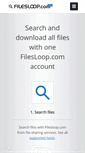 Mobile Screenshot of filesloop.com